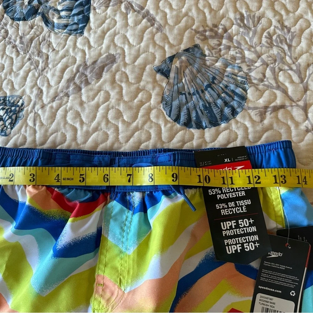 Speedo Multicolor Swim Shorts Boys Size XL (18-20). 28” Waist‎ NWT
